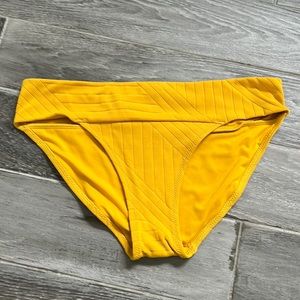 NWOT size S Aerie saffron bikini bottom. Fully lined soft silky fabric!